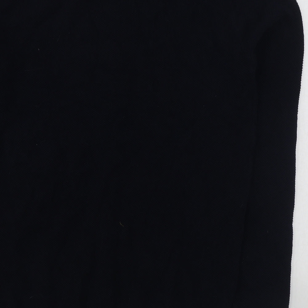 Admirably British  Mens Blue Round Neck  Cotton Pullover Jumper Size S