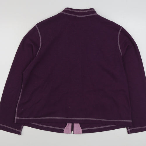 Damart Womens Purple   Jacket  Size 18  Zip