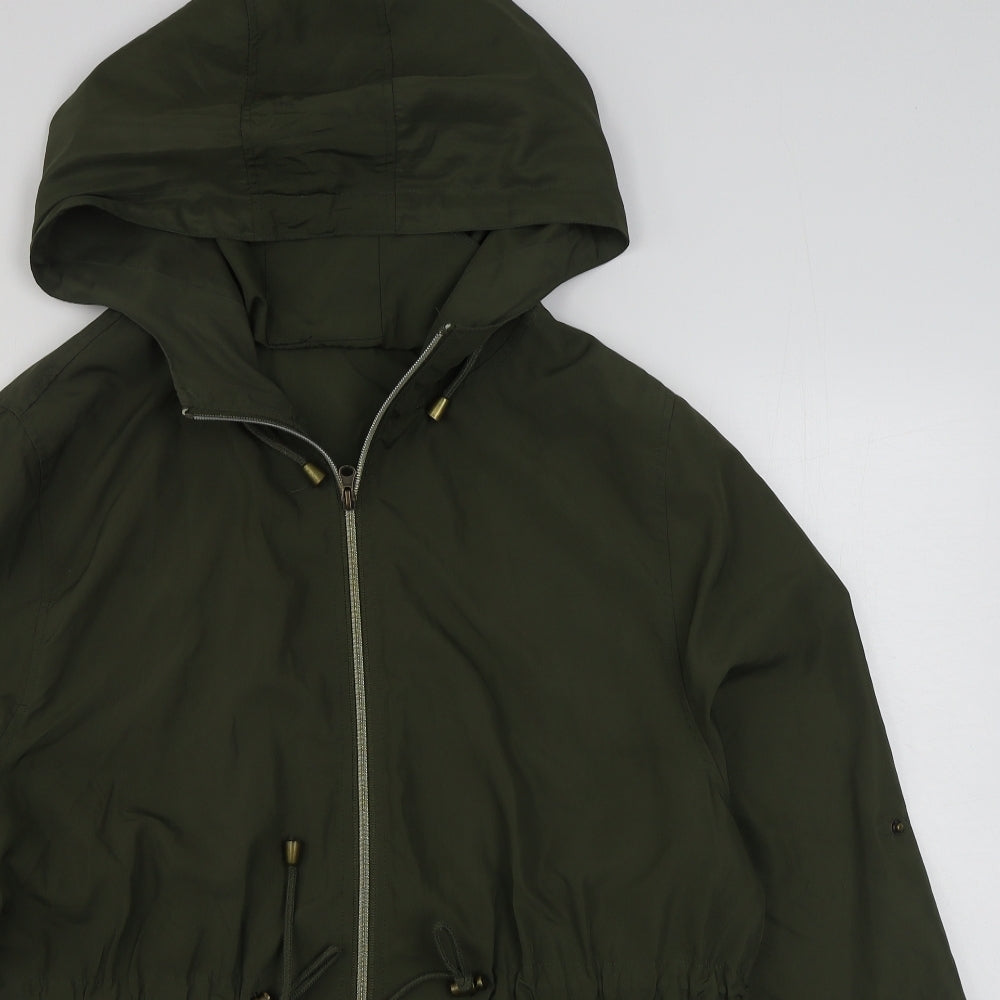 Primark Womens Green   Parka Coat Size XL  Zip