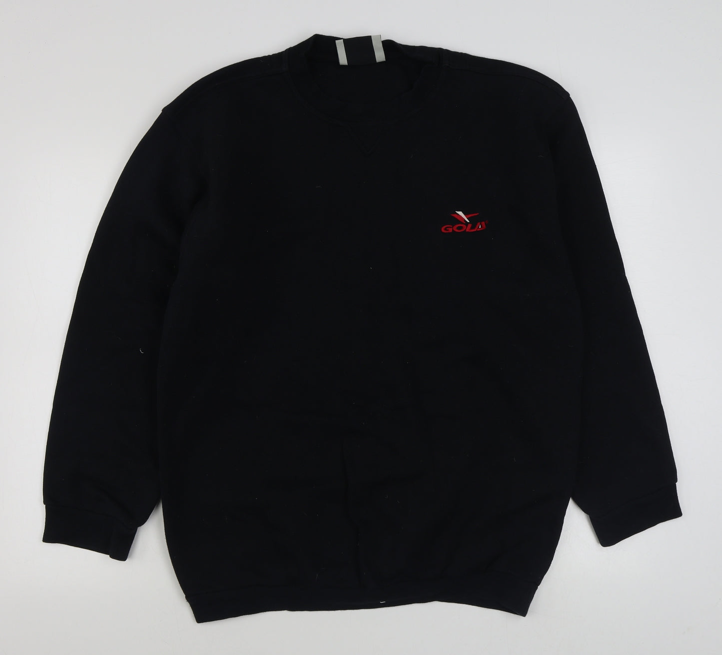 Gola Mens Black  Cotton Pullover Sweatshirt Size L