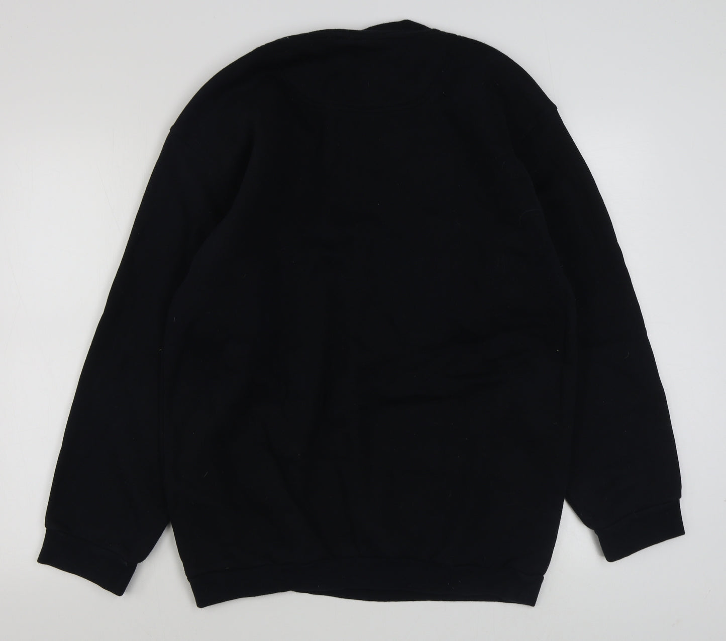 Gola Mens Black  Cotton Pullover Sweatshirt Size L
