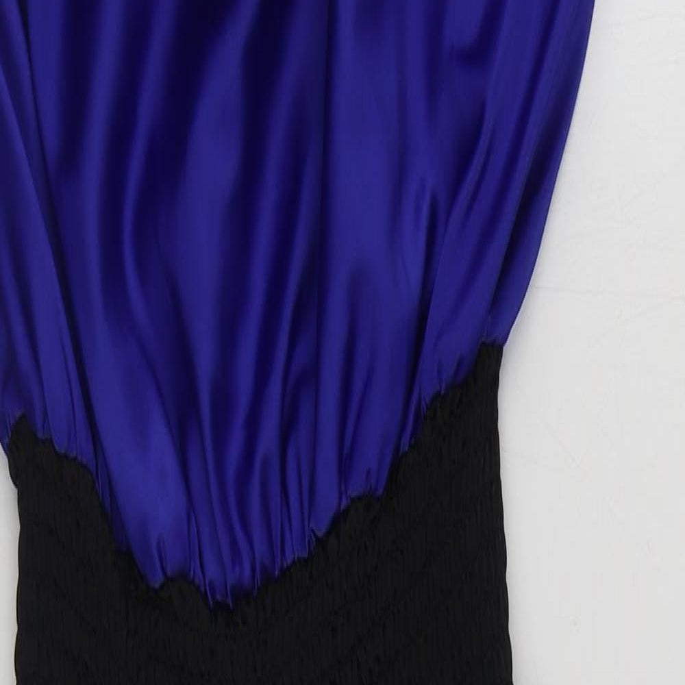 Lipsy Womens Blue  Polyester Jumpsuit One-Piece Size 10  Pullover