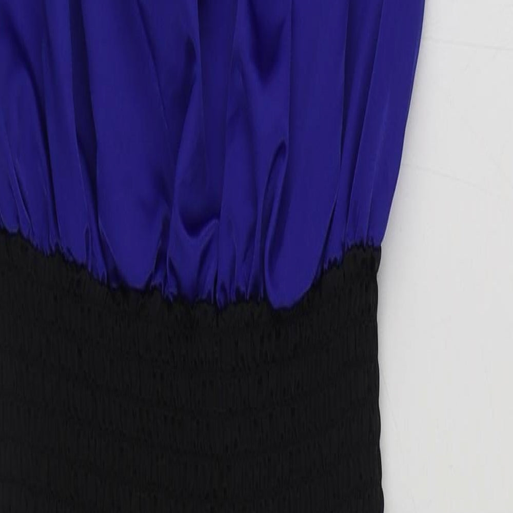 Lipsy Womens Blue  Polyester Jumpsuit One-Piece Size 10  Pullover