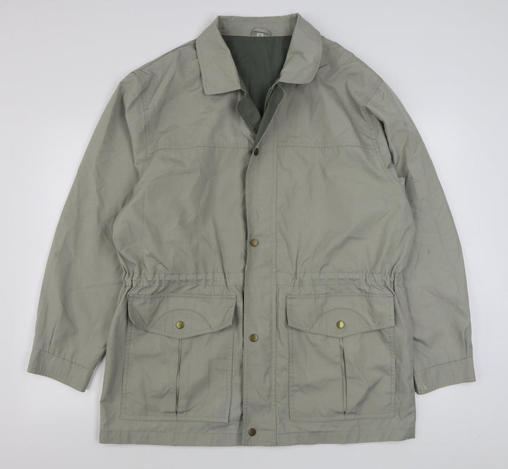 Greenwoods Mens Grey Jacket Size M Zip