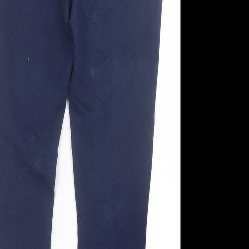 AVIDA Womens Beige  Cotton Jegging Trousers Size 14 L27 in Regular Zip