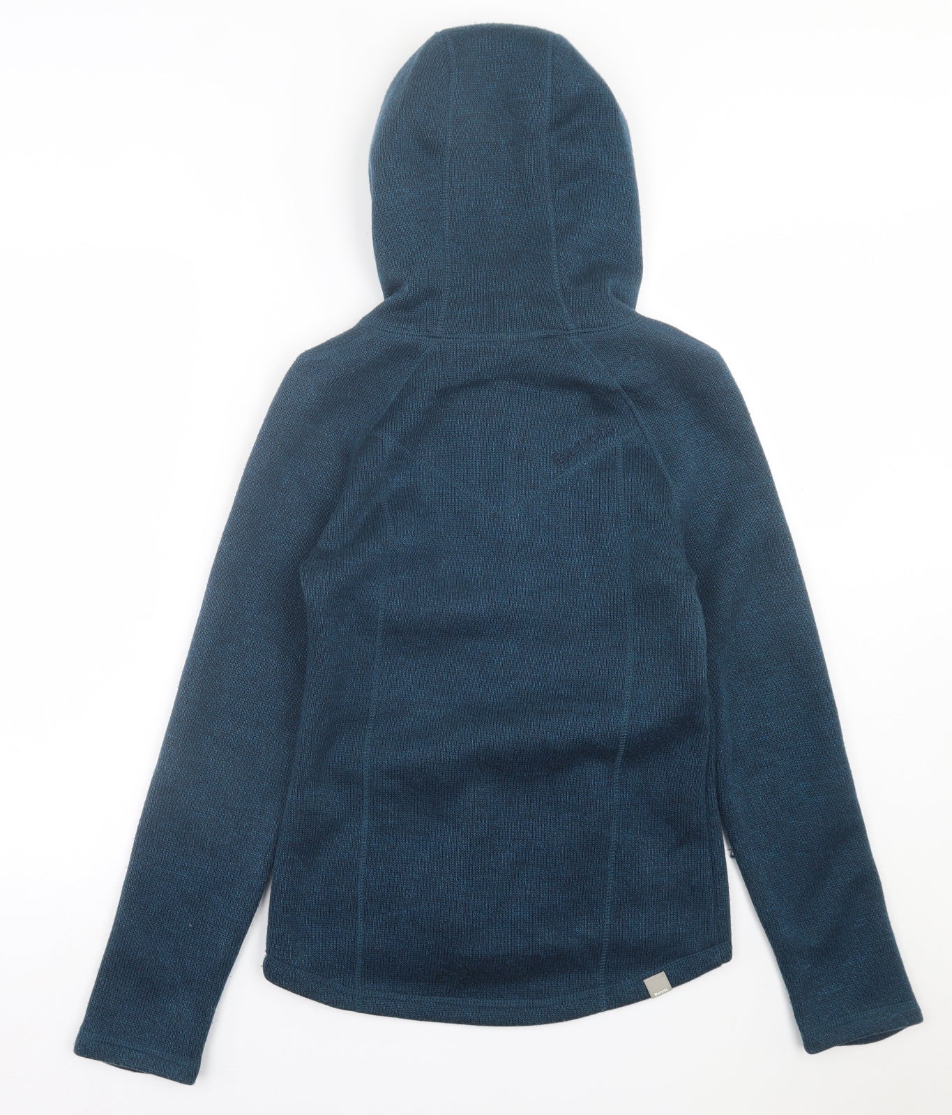 Bench Mens Blue  Acrylic Full Zip Hoodie Size S