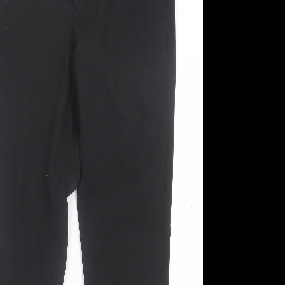 New Look Mens Black  Polyester Trousers  Size 30 L30 in Regular Hook & Eye