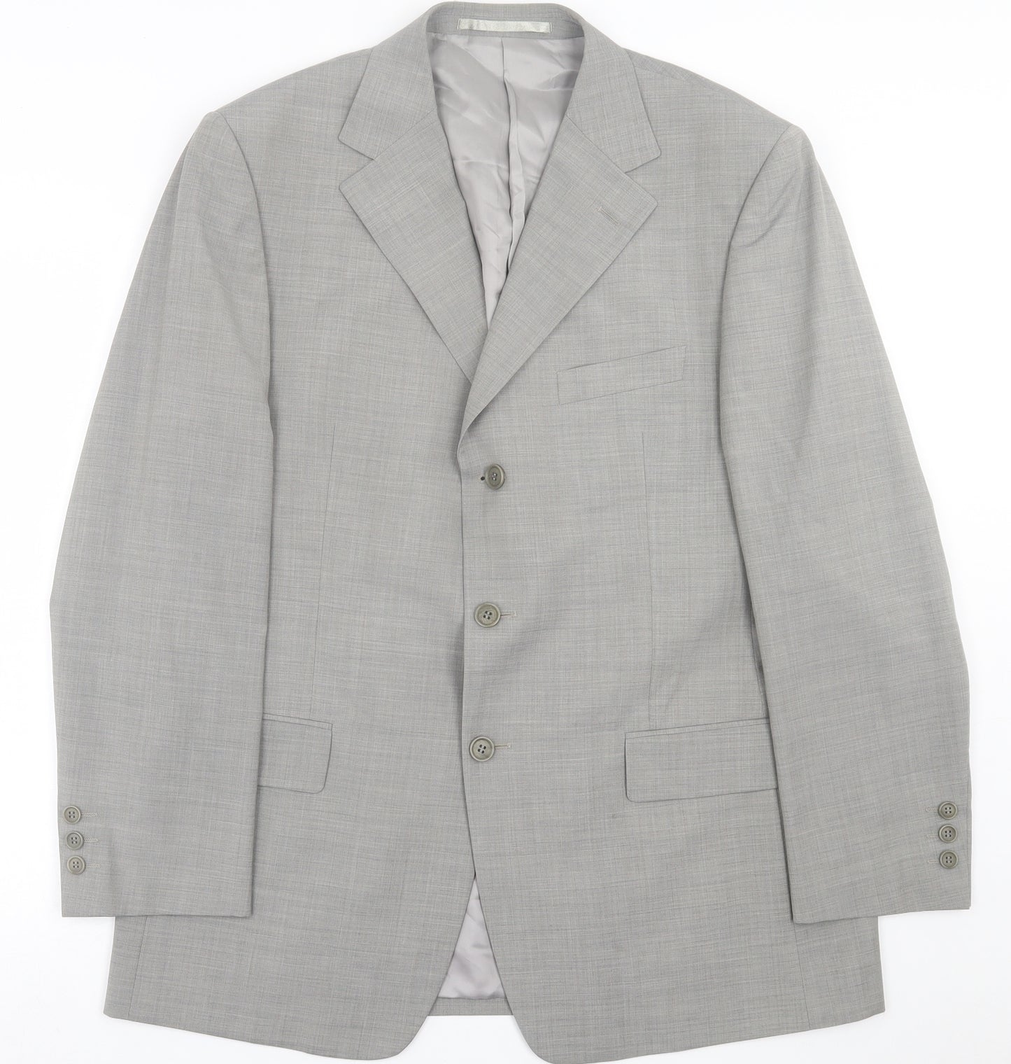 Impressions Perfect Mens Grey  Wool Jacket Suit Jacket Size 42
