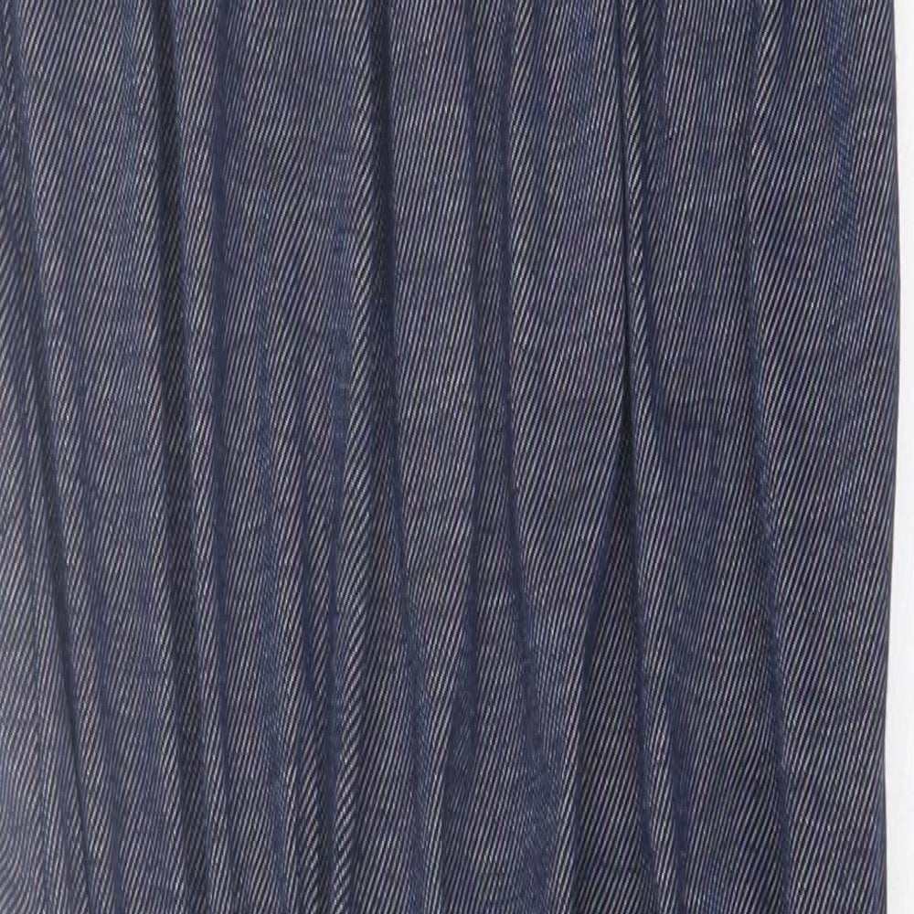 chicster Womens Blue  Polyester Playsuit One-Piece Size 10  Pullover - Crop Leg