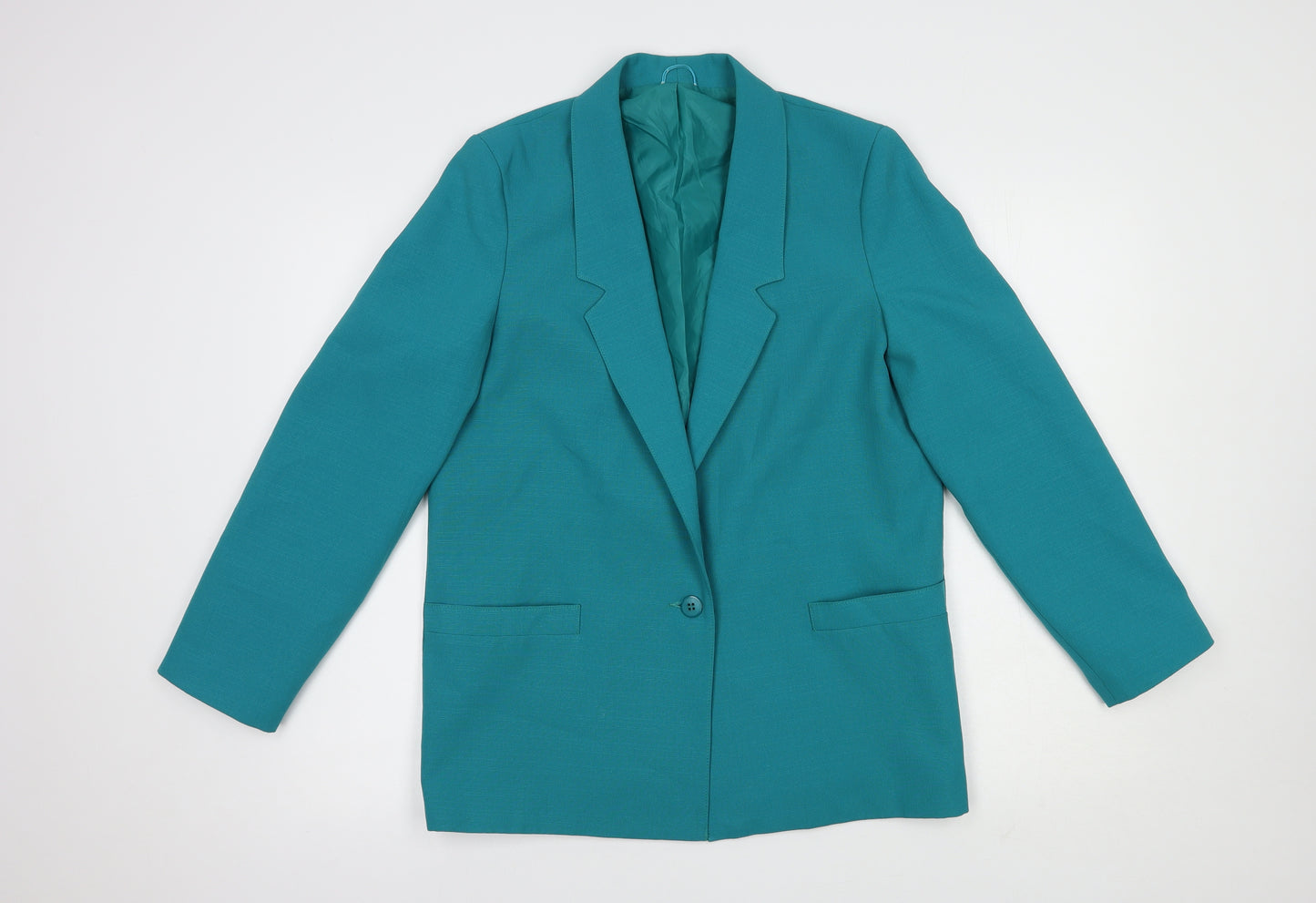 Debenhams Womens Green   Jacket Blazer Size 10  Button