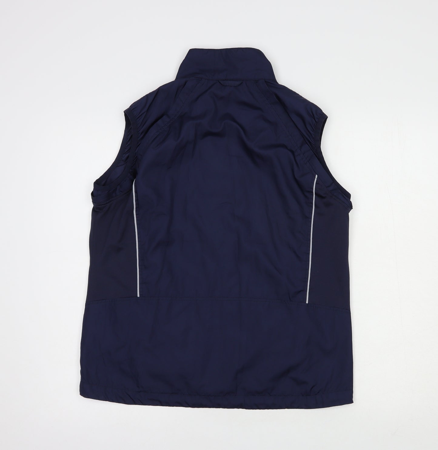 Movement Session Womens Blue   Gilet Waistcoat Size 14  Zip