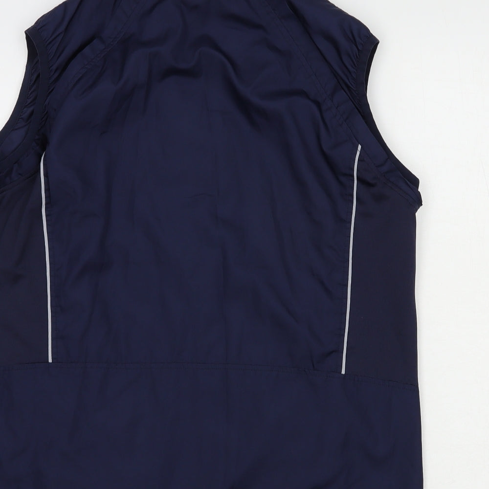 Movement Session Womens Blue   Gilet Waistcoat Size 14  Zip