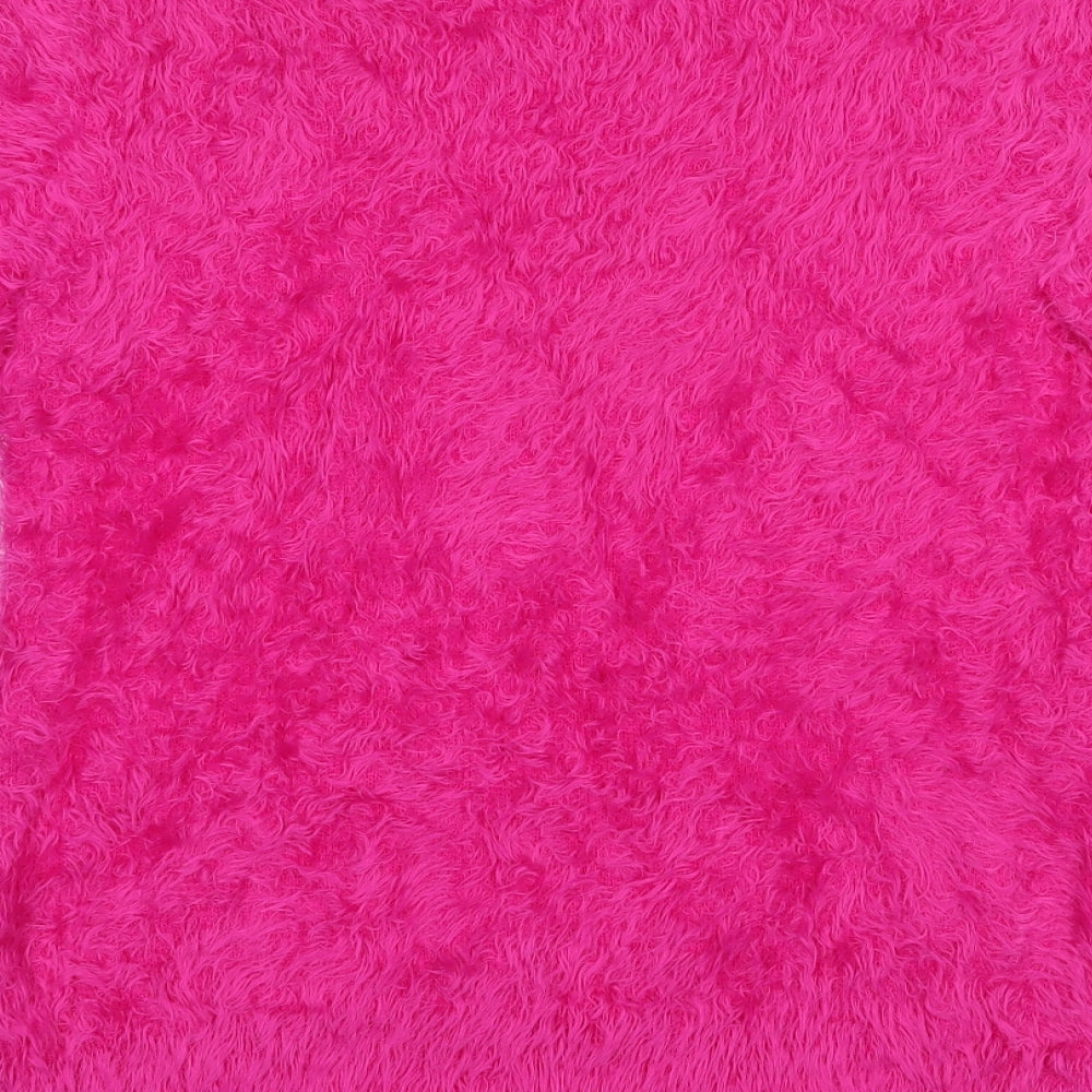 George Womens Pink Crew Neck  Polyamide Pullover Jumper Size 14