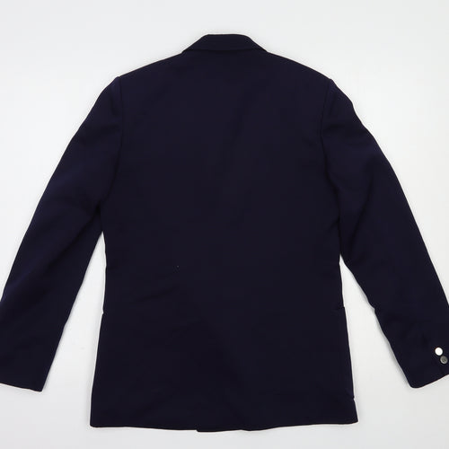 St Michael Womens Blue   Jacket Blazer Size 10  Button