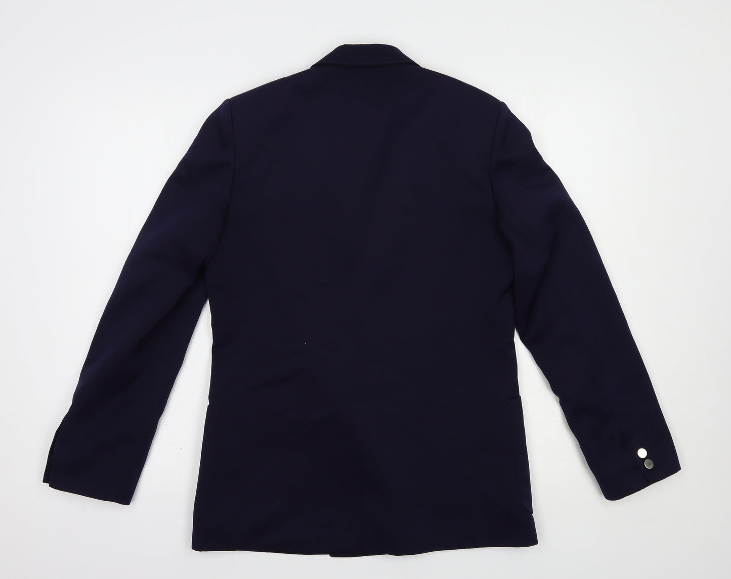 St Michael Womens Blue   Jacket Blazer Size 10  Button