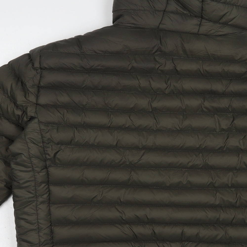 Tokyo Laundry Mens Green   Quilted Jacket Size L  Zip