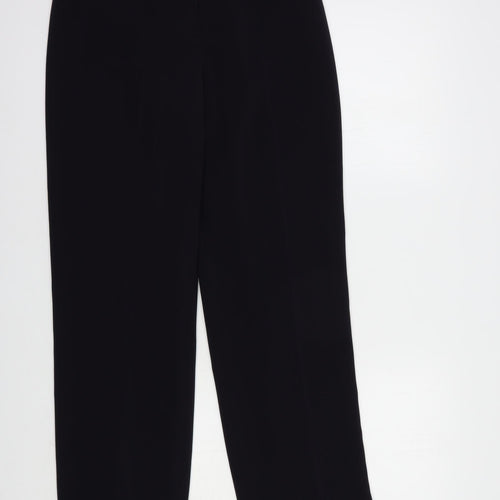 Per Una Womens Blue  Polyester Dress Pants Trousers Size 10 L28 in Regular Hook & Loop