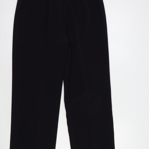 Per Una Womens Blue  Polyester Dress Pants Trousers Size 10 L28 in Regular Hook & Loop
