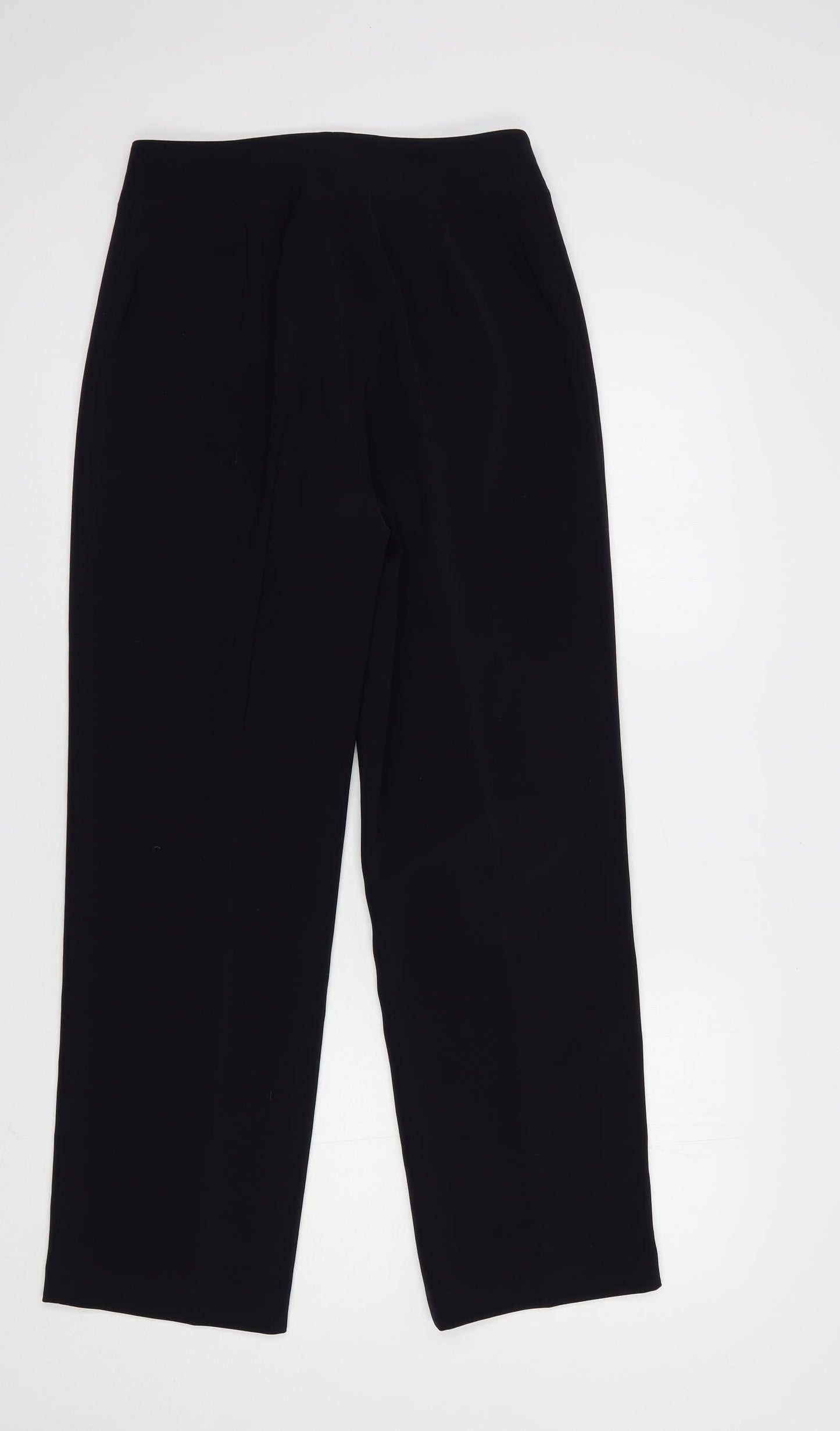 Per Una Womens Blue  Polyester Dress Pants Trousers Size 10 L28 in Regular Hook & Loop