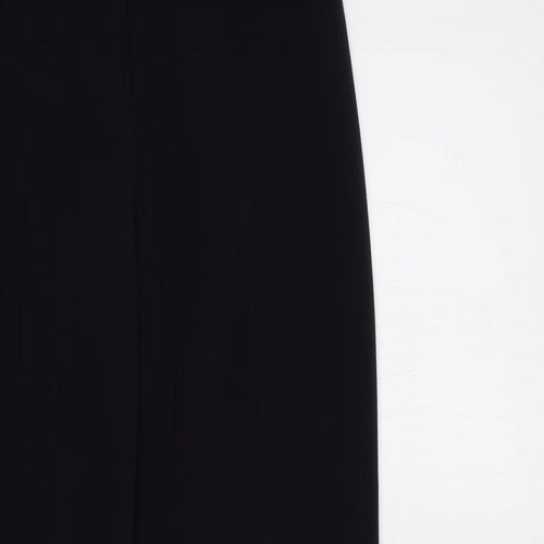 Per Una Womens Blue  Polyester Dress Pants Trousers Size 10 L28 in Regular Hook & Loop