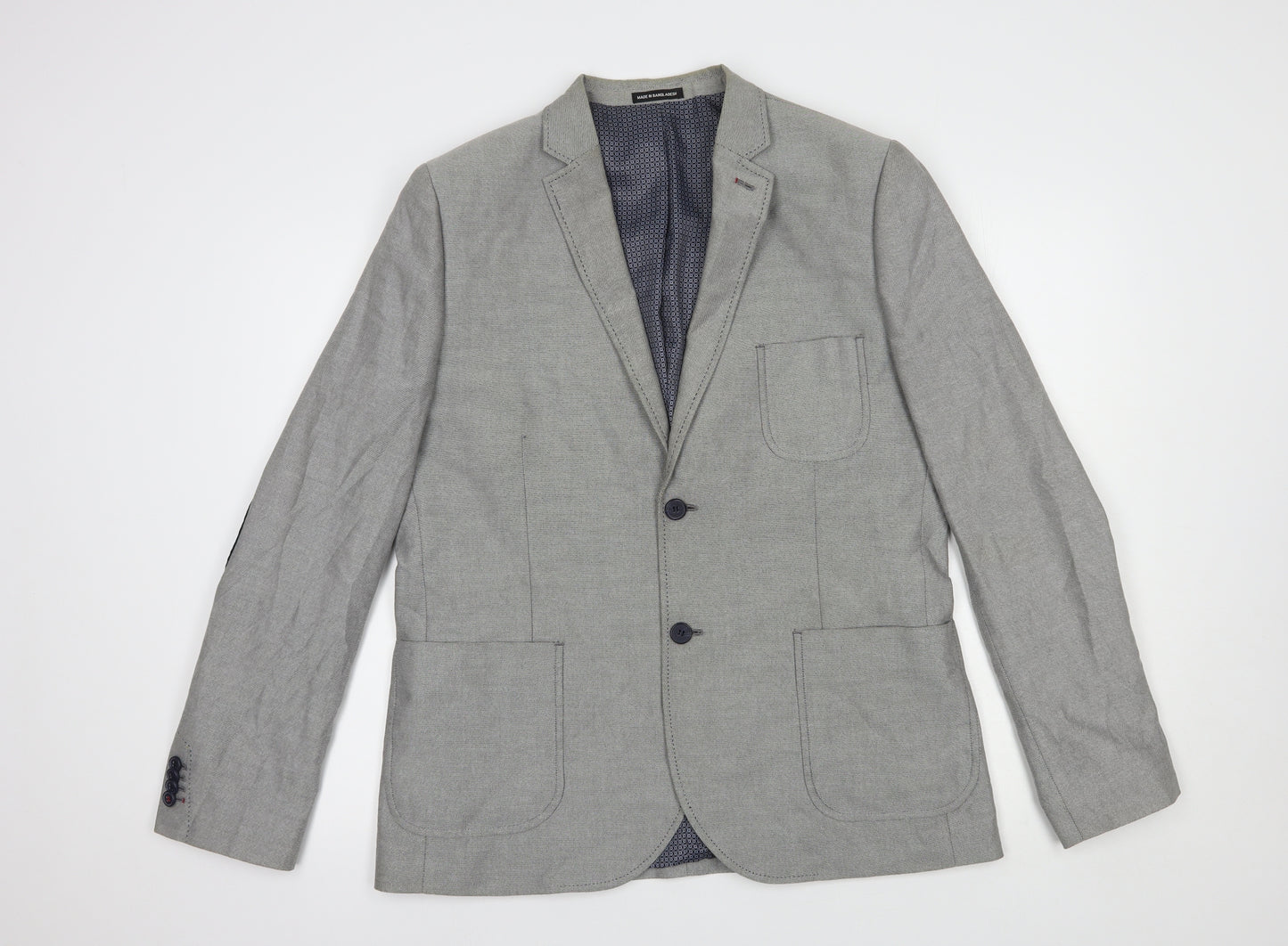Cedar Wood State Mens Grey   Jacket Blazer Size XL  Button
