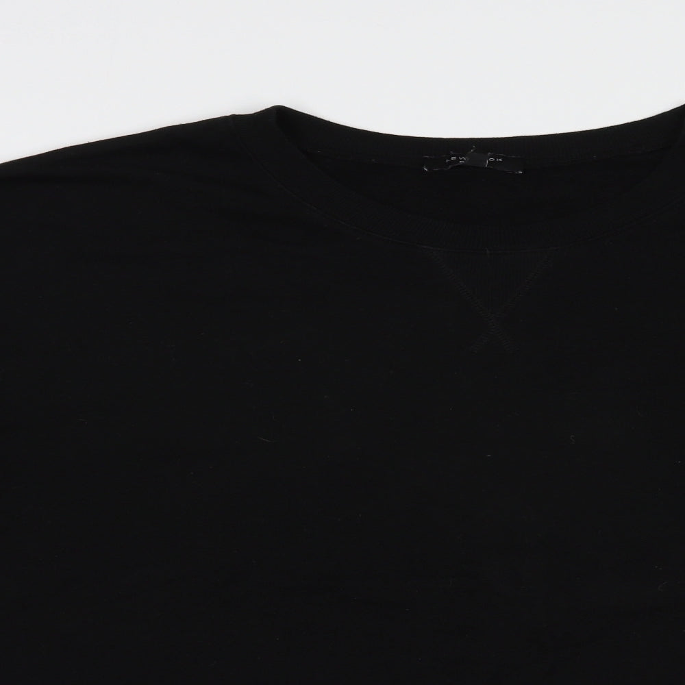 New Look Womens Black  Polyester Pullover Sweatshirt Size 20  Pullover