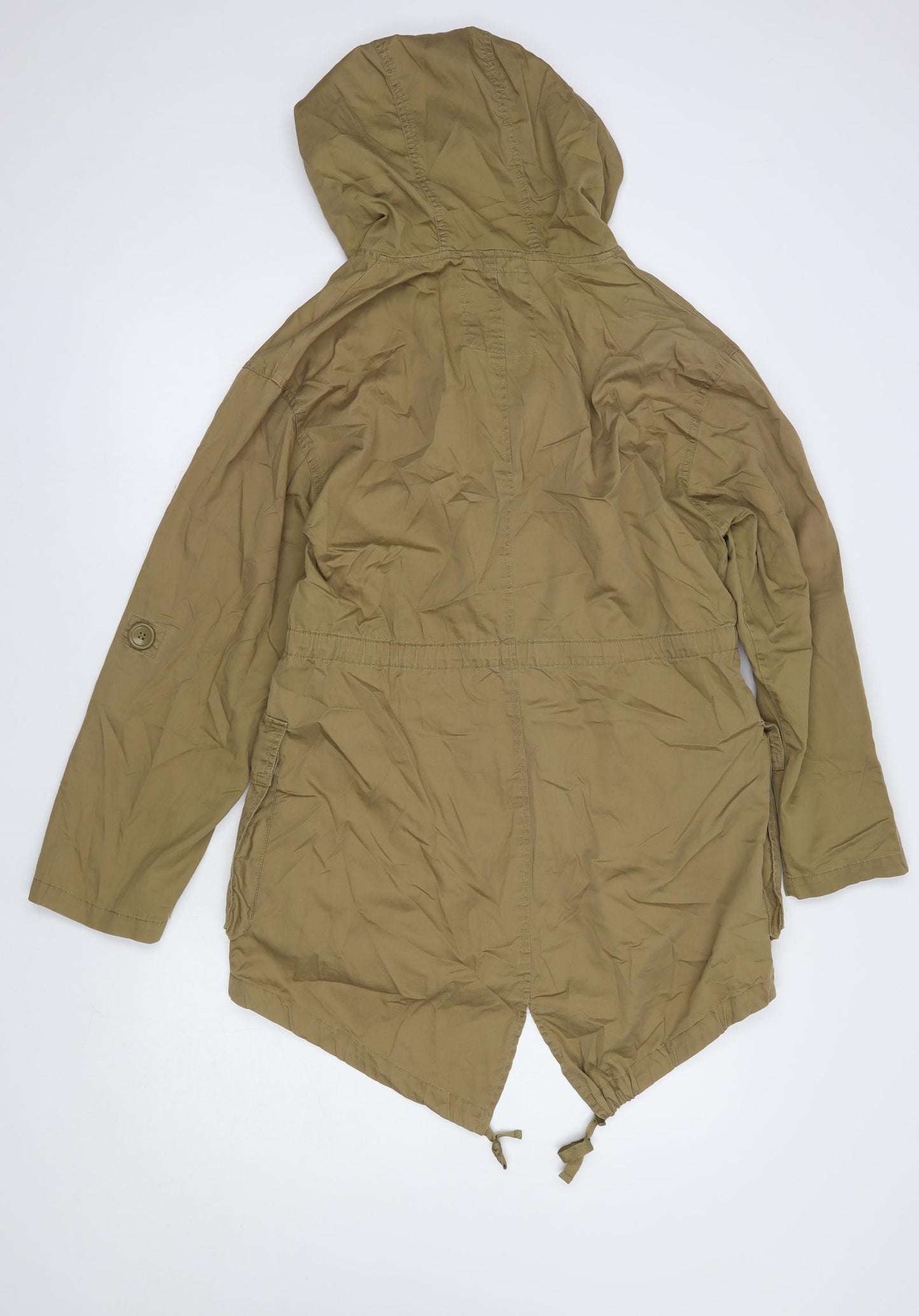 Atmosphere Womens Beige   Parka Jacket Size 12  Zip