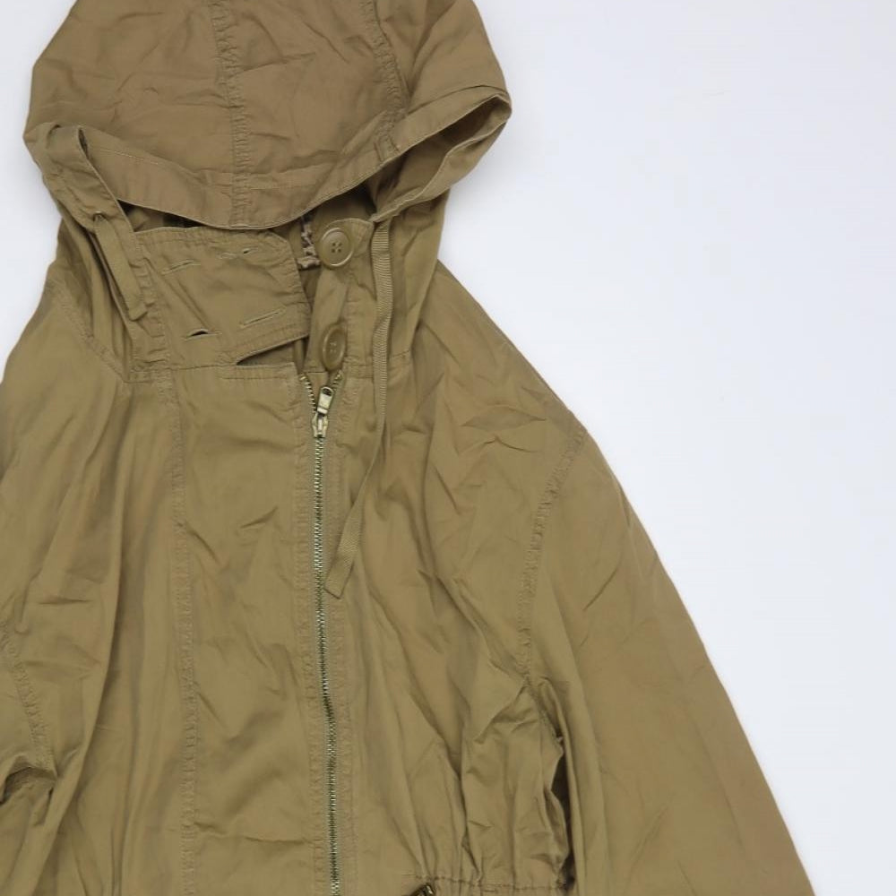 Atmosphere Womens Beige   Parka Jacket Size 12  Zip