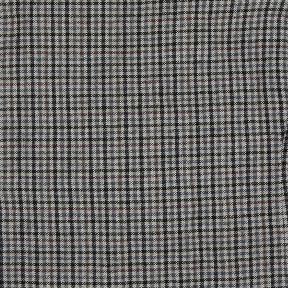Preworn Womens Grey Check  Jacket Blazer Size 18  Button