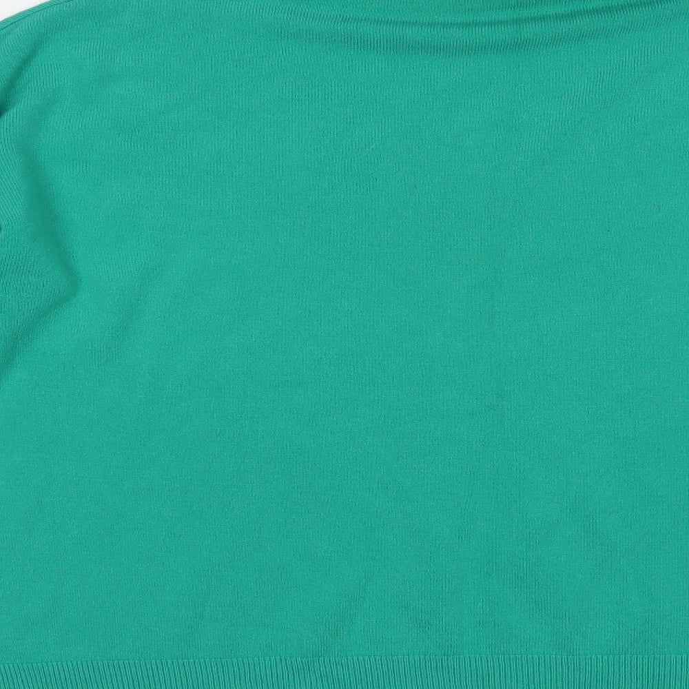 George Womens Green Roll Neck  Acrylic Pullover Jumper Size 18