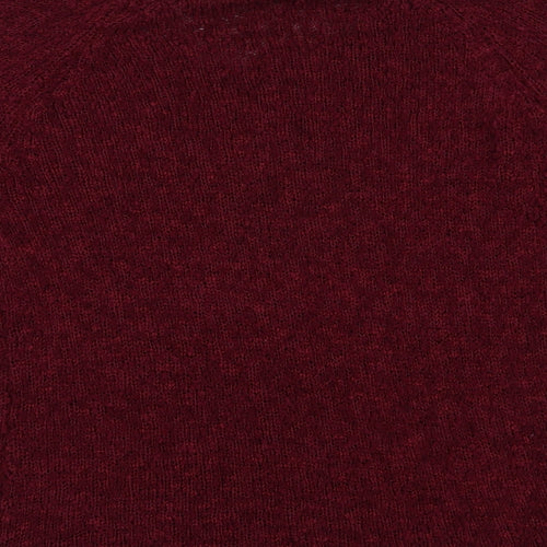 Absolutely Famous Womens Purple V-Neck  Polyester Pullover Jumper Size XL
