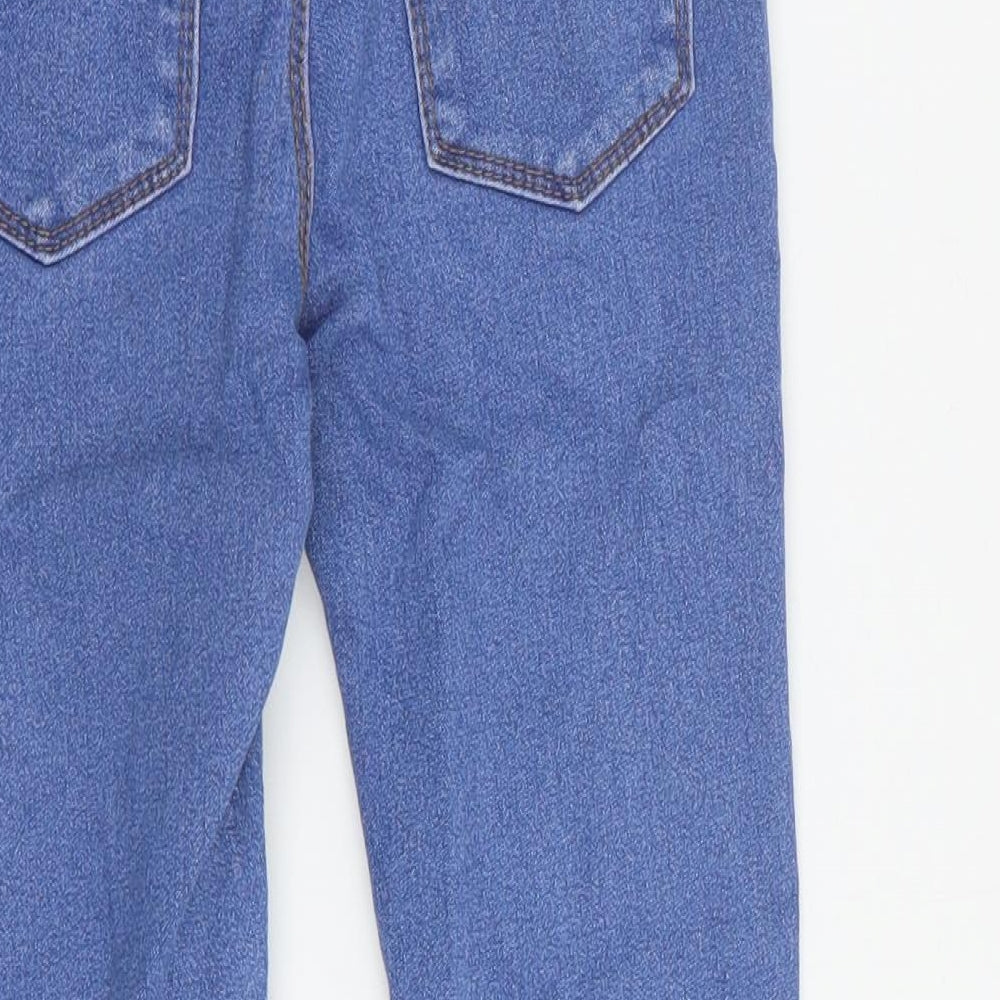 Primark Girls Blue  Cotton Jegging Jeans Size 5-6 Years  Regular Pullover