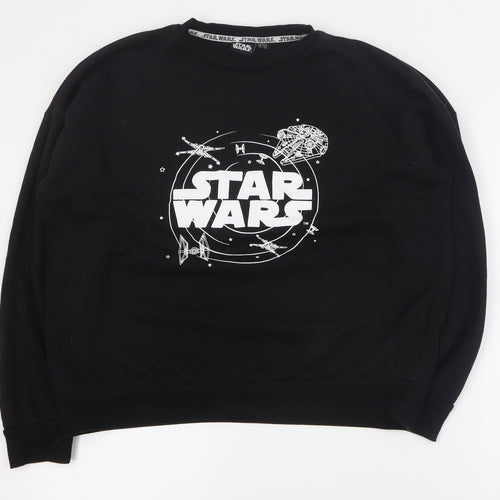 Primark Womens Black  Polyester Pullover Sweatshirt Size S  Pullover - Star Wars