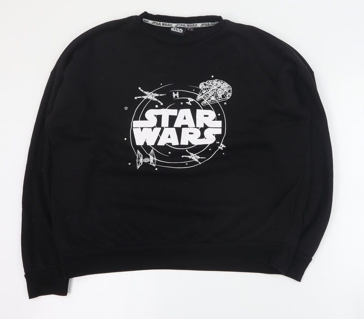 Primark Womens Black Polyester Pullover Sweatshirt Size S Pullover - Star Wars