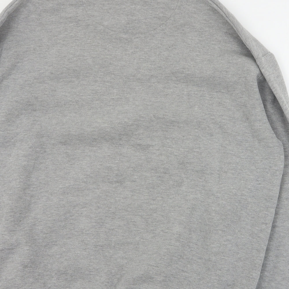 Primark Mens Grey  Cotton Pullover Hoodie Size XL