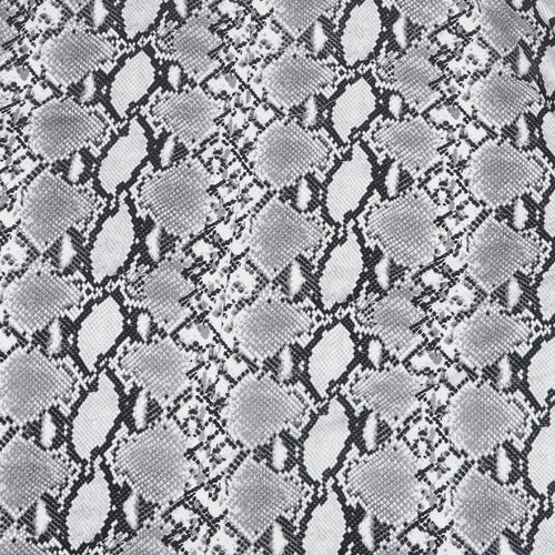 New Look Womens Grey Animal Print Polyester Basic T-Shirt Size 14 V-Neck