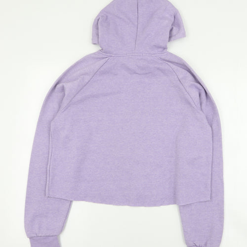 Primark Womens Purple  Polyester Pullover Hoodie Size S  Pullover - Cropped