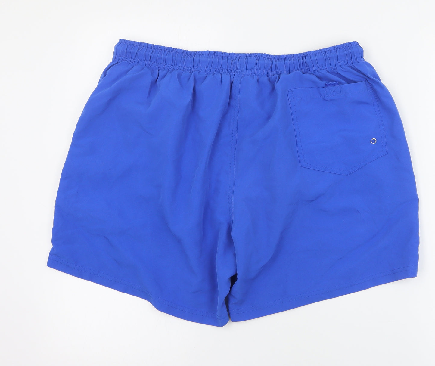 Dunnes Mens Blue  Polyester Sweat Shorts Size XL  Regular Drawstring - Swim Short