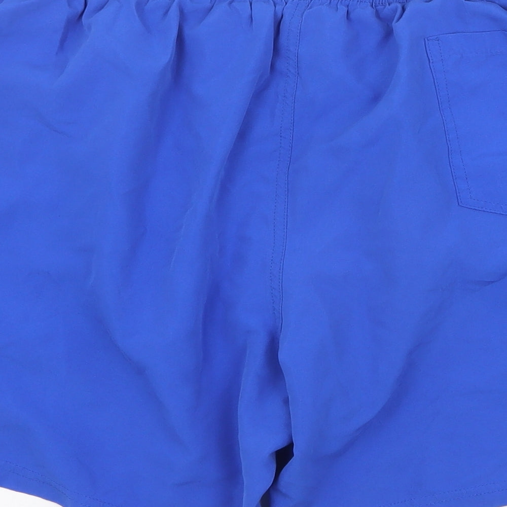 Dunnes Mens Blue  Polyester Sweat Shorts Size XL  Regular Drawstring - Swim Short