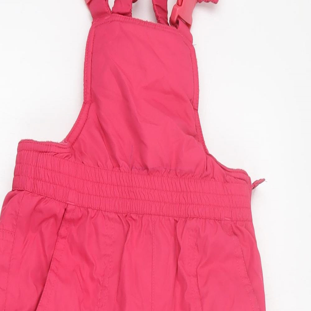 Mothercare Baby Pink   Jacket Snowsuit Size 18-24 Months   Buckle