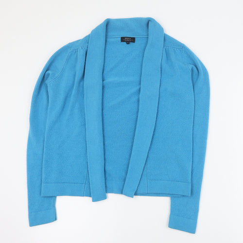 Papaya Womens Blue V-Neck  Acrylic Cardigan Jumper Size 8