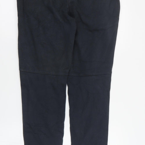 Under armour Mens Black  Cotton Jogger Trousers Size L L28 in Regular Drawstring