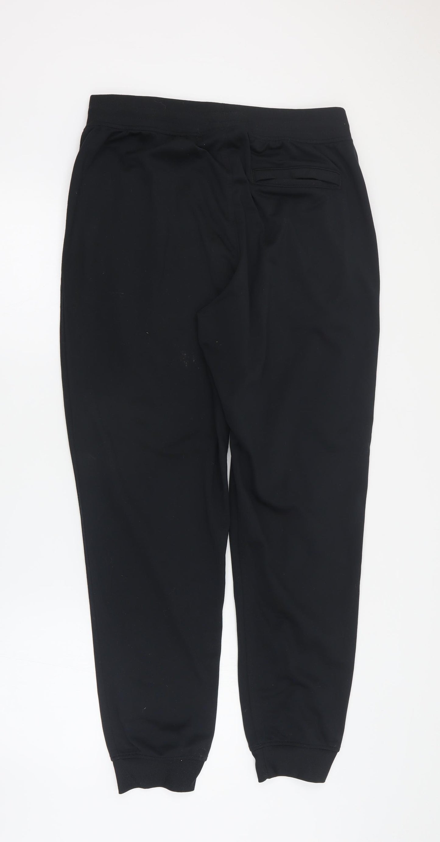 Under armour Mens Black  Cotton Jogger Trousers Size L L28 in Regular Drawstring