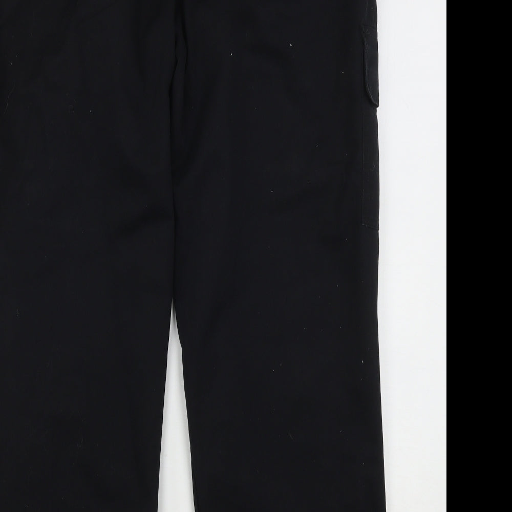 Mirabella Womens Black  Polyester Cargo Trousers Size 16 L29 in Regular Button
