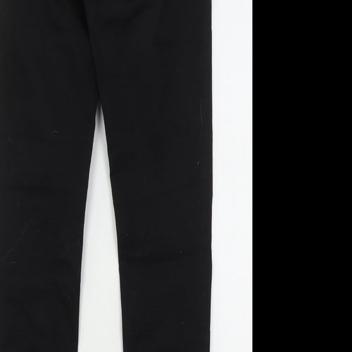 Miss Captain  Womens Black  Cotton Jegging Jeans Size 10 L32 in Regular