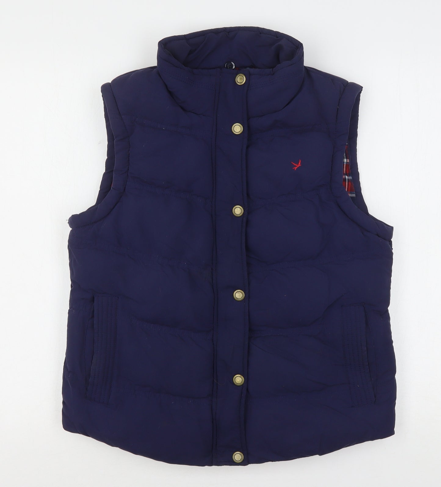 Atmosphere Womens Blue   Gilet Coat Size 12  Zip