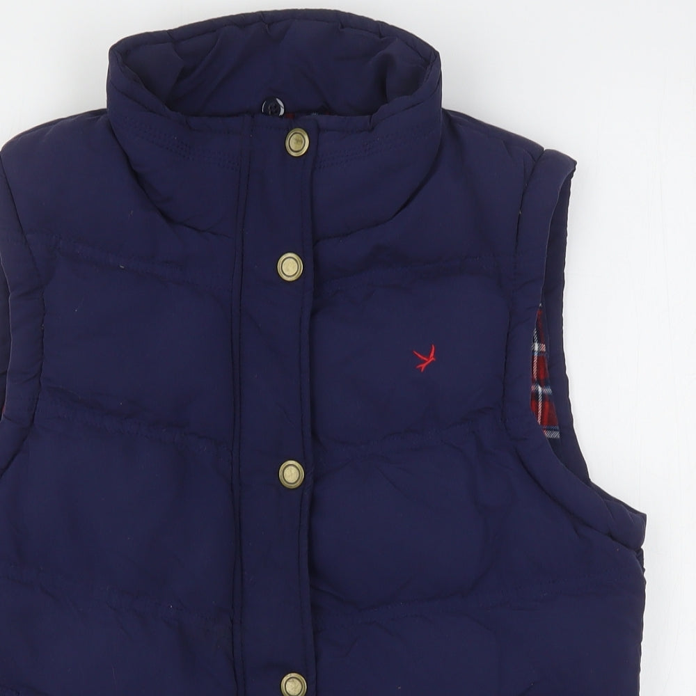 Atmosphere Womens Blue   Gilet Coat Size 12  Zip