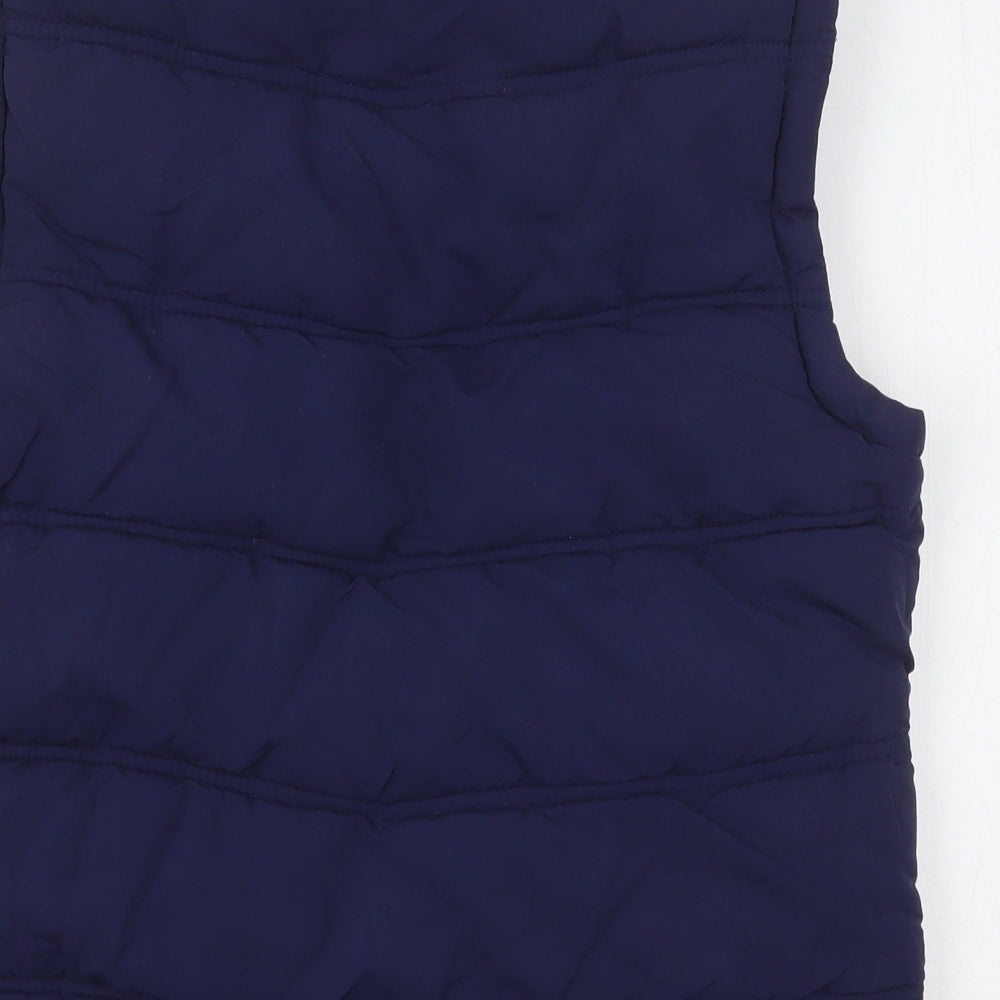 Atmosphere Womens Blue   Gilet Coat Size 12  Zip