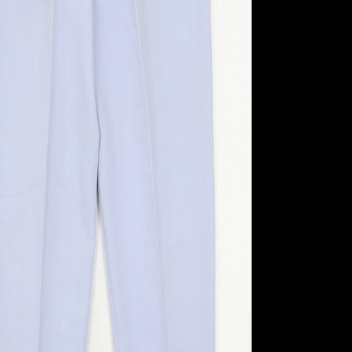 Password  Womens Blue  Polyester Trousers  Size 10 L28 in Regular