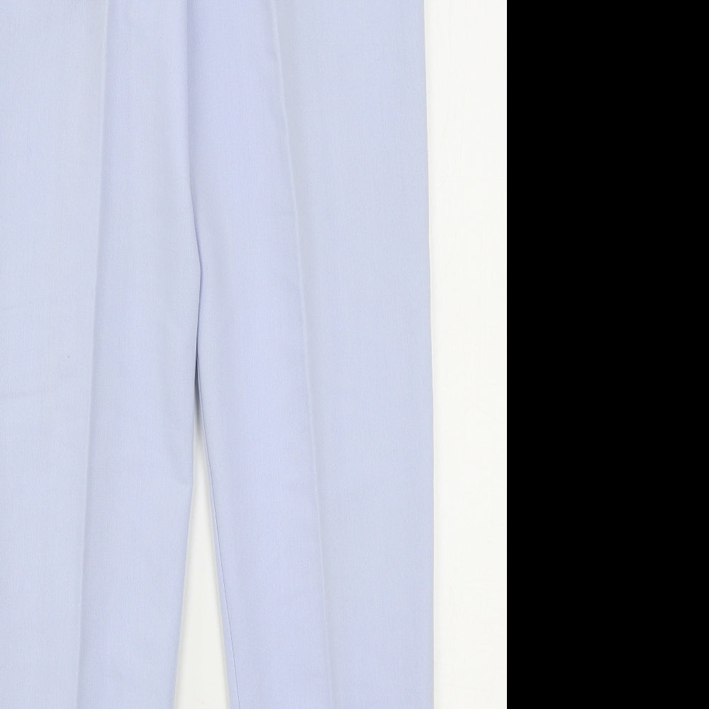 Password  Womens Blue  Polyester Trousers  Size 10 L28 in Regular